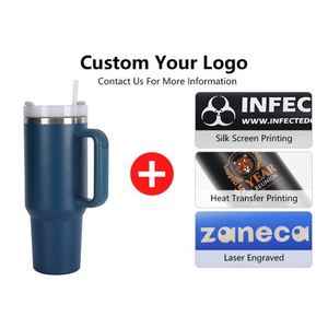Vaso Térmico de Acero Inoxidable 304 de Alta Calidad, 40 oz, Gran Capacidad, Aislado para Bebidas Frías, con Asa, para Viajes - Product Image 3