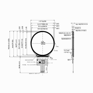 หน้าจอสัมผัสขนาด2นิ้ว480x480ทรงกลมปรับแต่งความละเอียดสูง IPS LCD MIPI DSI แผงจอแสดงผลสี TFT CTP - Product Image 4