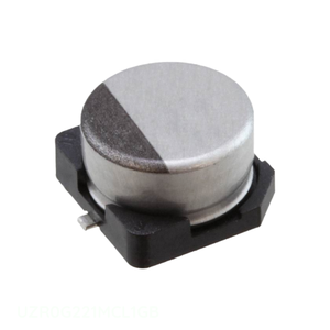 ตัวเก็บประจุแบบ UZR0G221MCL1GB 220 uF 20% 4V SMD เมาท์ผิวหน้าช่องตัวเก็บประจุ220 uF - Product Image 1