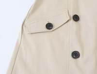 SHENZHU Vêtements Femme 2026 Nouvelle Collection Automne Trench-Coat Mini Robe Fendue Tendance Douce et Élégante 7863212