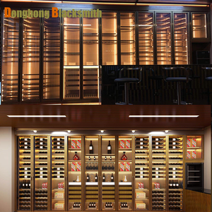 Phong Cách Bắc Âu Sang Trọng Thương Mại Rượu Vang Tủ Nhà Máy Được Thiết Kế Nhiệt Độ Không đổi Bảng Điều Chỉnh Hầm Rượu Vang Cho Whisky Lưu Trữ Hiển Thị - Product Image 4