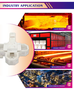 Ladrillo Refractario de Alta Densidad AZS de Alúmina Fundida, Circonia y Sílice, Súper Refractario 2000C para Tanque de Horno de Fusión de Vidrio - Product Image 6