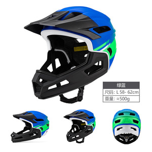 Casco de Ciclismo de Montaña Integral con Protector de Barbilla Desmontable para Hombre Adulto, Casco de Ciclismo Todoterreno con Visera, Más de 26 Ventilaciones, Personalizable - Product Image 2