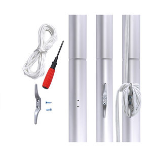 Zware Hoge Hardheid Aluminium Vlaggenmast Outdoor Vlag Paalkits Staan Voor Commerciële Huistuin - Product Image 5