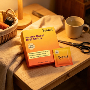 Bandes buccales Health Boost 30 unités – Nouvelle formule apaisante pour la nuit – Complément alimentaire pour soulager l'agitation nocturne chez les adultes - Product Image 6