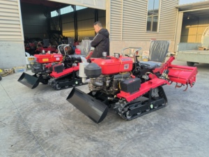 Cheap Price Remote Control Mini <b>Cultivator</b> for Paddy / Garden Tiller Machine Agricultural - Product Image 2