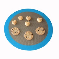 Tapis de pâtisserie rond en Silicone de qualité alimentaire, Logo personnalisé de qualité supérieure, meilleures ventes Alibaba
