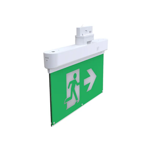 Señal de salida de emergencia LED con certificación CE EN 1838 con batería de litio de autoprueba y clasificación impermeable IP20 - Product Image 5