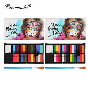 مهرجان قابل للتخصيص واضح الألوان ماكياج متعدد الألوان لوحة فنية لجسم الوجه - Product Image 6