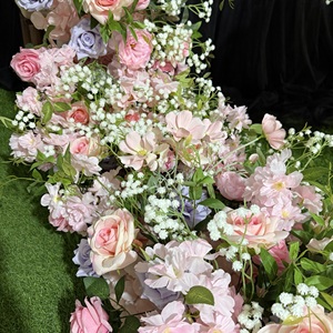 Artificial Flower New Design Spring Flower <b>Runner</b> for Wedding Decoration Flower Row and Centerpiece for Event Decoration - Product Image 4