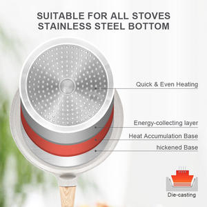 Poêle à chapati en aluminium moulé antiadhésif de haute qualité, sans BPA, <span class=keywords><strong>avec</strong></span> poignée détachable, vente en gros - Product Image 2