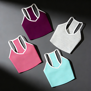Top de Yoga para Mujer 2026, Cuello Redondo Personalizable, Talla Grande, Ligero, Sin Mangas, para Yoga Diario - Product Image 5