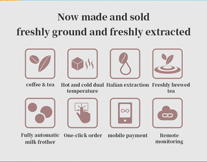 Distributeur automatique de café professionnel 24h/24, grande capacité, haute efficacité, fonction de nettoyage automatique, options de paiement multiples - Product Image 5