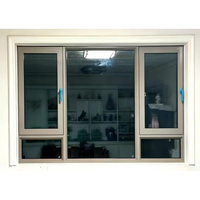 Ventana de Seguridad de Aleación de Aluminio con Vidrio Templado, Diseño Anti-Rasguños, Certificación Energy Star, Garantía de 5 Años para Baño y Villa