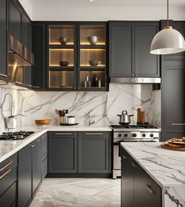 Meuble de cuisine, armoire de cuisine, design moderne personnalisable, ensemble d'armoires, armoire de cuisine - Product Image 3