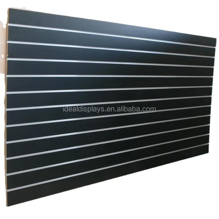 Nhà sản xuất trực tiếp bán MDF Melamine nhiều lớp slatwall cho màn hình bán lẻ