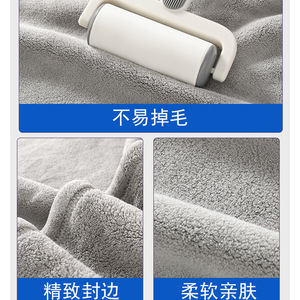 Coral Fleece Towel 35x75cm Antimicrobial Quick Dry Home <b>Bath</b> Use Solid Color Rectangle Velvet Towel - Product Image 4