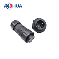 Circulaire en plastique 2 + 3 broches Signal d'alimentation connecteur électrique assemblage mâle femelle panneau câble IP68 connecteur prise étanche
