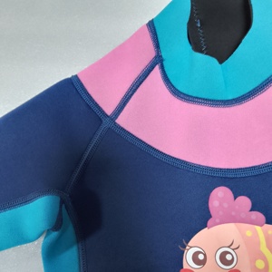 Combinaison <span class=keywords><strong>de</strong></span> plongée intégrale rose pour filles, manches longues, néoprène, pour enfants - Product Image 2