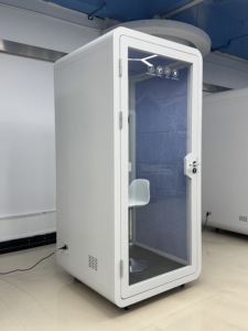 Cabine insonorisée de conférence de bureau modulaire Cabine téléphonique Maison insonorisée avec climatiseur - Product Image 5