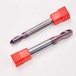 Fraises en bout en carbure de tungstène HRC65 4F HRC60 4 fraises en bout en carbure cémenté plat outils de coupe CNC mèches de routeur personnalisées Cutter <span class=keywords><strong>Tun</strong></span> - Product Image 5