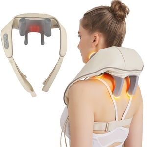 Cargador tipo C eléctrico para espalda, hombros, cuello, almohada, cuello, cuello inteligente, dispositivo de belleza para hombros y cuello, masaje por vibración - Product Image 1