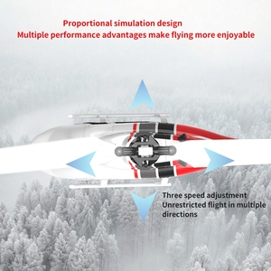 Điều khiển từ xa máy bay trực thăng đồ chơi 6 kênh đơn cánh quạt mô phỏng máy bay mô hình <span class=keywords><strong>RC</strong></span> máy bay trực thăng - Product Image 4