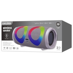 Haut-parleur Bluetooth Kakusiga 10W avec radio FM, gris, portable - Product Image 4
