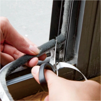 Bande de joint d'étanchéité pour porte et fenêtre Hyderon de haute qualité, auto-adhésive, imperméable, bande de joint d'étanchéité pour porte
