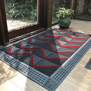 Interlocking Heavy Duty <b>Door</b> <b>Mat</b> With Drainage for Patio Garage - Product Image 6