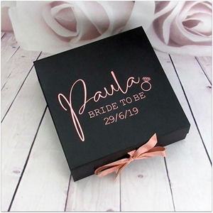 Caja de regalo de seda tailandesa para joyería y embalaje Premium con cinta - Product Image 6