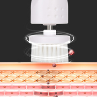 Instrument de beauté portable avec brosse rotative pour le visage Nettoyage en profondeur Appareils faciaux Produits de soins de la peau exclusivement pour les salons