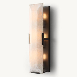Lámpara de pared de mármol de estilo chino minimalista moderno, iluminación Led E26 220V para sala de estar, dormitorio, estudio - Product Image 3