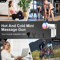 Pistolet de massage chaud/froid Phenitech, recharge rapide Type-C, batterie longue durée 1500 mAh, 6 niveaux de vitesse, relaxation musculaire des tissus profonds