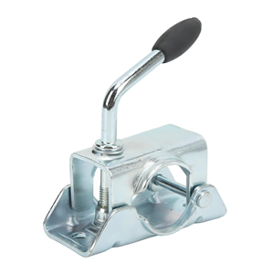 Remorque en caoutchouc de type Europe <span class=keywords><strong>Roue</strong></span> <span class=keywords><strong>jockey</strong></span> de 8 pouces Hauteur de levage de 10 pouces Pince de remorque fendue de 42mm <span class=keywords><strong>Petite</strong></span> <span class=keywords><strong>roue</strong></span> <span class=keywords><strong>jockey</strong></span> de remorque 500lbs - Product Image 4