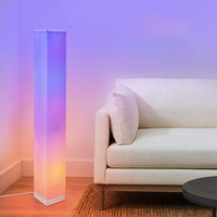 Lampe de bar moderne d'usine, décorative, sur pied, avec télécommande intelligente, couleurs changeantes, pour la décoration intérieure du salon