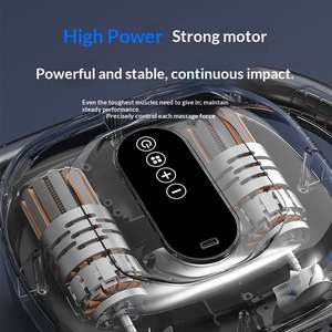 Masseur musculaire électrique vibrant multi-têtes 16-en-1 transfrontalier, pistolet de massage fascia, cadeau de vacances - Product Image 2