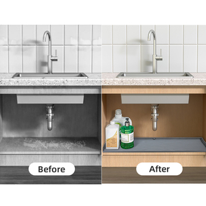 Vendita calda stile classico <span class=keywords><strong>sotto</strong></span>-<span class=keywords><strong>lavello</strong></span> <span class=keywords><strong>tappetino</strong></span> in Silicone impermeabile Anti-scivolo armadio da cucina protezione lavabile <span class=keywords><strong>lavello</strong></span> <span class=keywords><strong>tappetino</strong></span> - Product Image 5