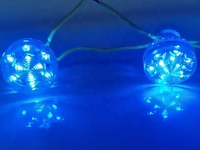 Lampes à points 45 mm AC24V 12SMD 5050 RGBW Auto IP67 pour parcs d'attractions, éclairage décoratif pour fêtes foraines