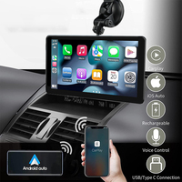 Écran CarPlay universel sans fil 7 pouces, écran portable, autoradio, lecteur Android Auto, Apple CarPlay