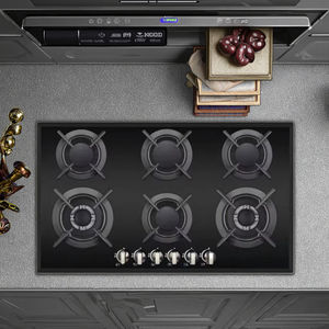 שישה מבער מובנה גז מובנה עם לוח זכוכית מחוסמת פאנל מסחרי וביתי שימוש במגע עמיד למים RV מוכן לניקוי קל - Product Image 5