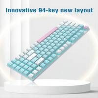 Penjualan laris Keyboard gaming TKL lampu latar RGB terlaris Keyboard Gaming mekanis lampu latar untuk Pc Gamer