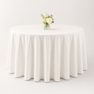 Custom Size Scuba <b>Tablecloth</b> Polyester Hotel <b>Tablecloth</b> For Banquet Hall Restaurant Catering - Product Image 1