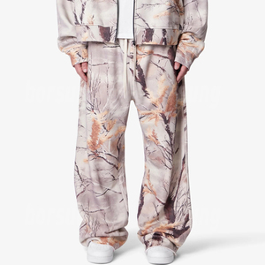 Custom Factory Cotton Sun Faded Straight Leg <strong>Jogging</strong> Tactical Skate <strong>Camouflage</strong> Pant Men Sweatpants Camo Pants - Product Image 1