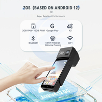 Terminal de point de vente mobile Android Z90 avec SDK gratuit, imprimante thermique et lecteur de carte POS