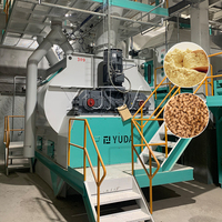 Mélangeur à double arbre à ailettes de 1500 kg/lot, en acier inoxydable avec moteur, boîte de vitesses, roulement - pour les usines de fabrication