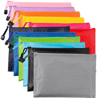 Sac à fermeture éclair en toile PVC imperméable BoYing BY0430 A5, imprimé football, organiseur de documents, utilisation scolaire, logo publicitaire personnalisable