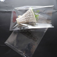 Sac Opp Cpp Transparent de vente chaude avec en-tête Bopp oléofuge perforé pour la manipulation de Surface d'impression par gravure cadeau