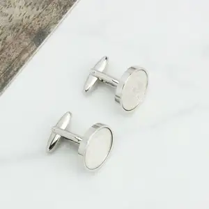 customized high quality gemstone 3d cubic fashion jewelry 925 sterling silver cufflink