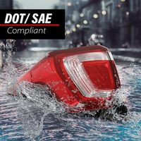 Feu arrière rouge côté gauche côté droit feu arrière automobile pour Ford Explorer 2016 2017 2018 2019 2020 2021 2022